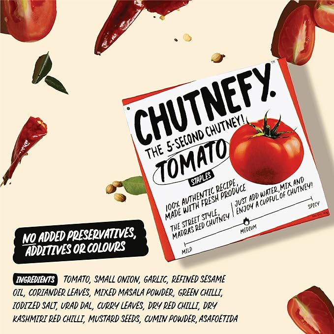 Chutnefy - Home Style South Indian Tiffin Chutneys Combo